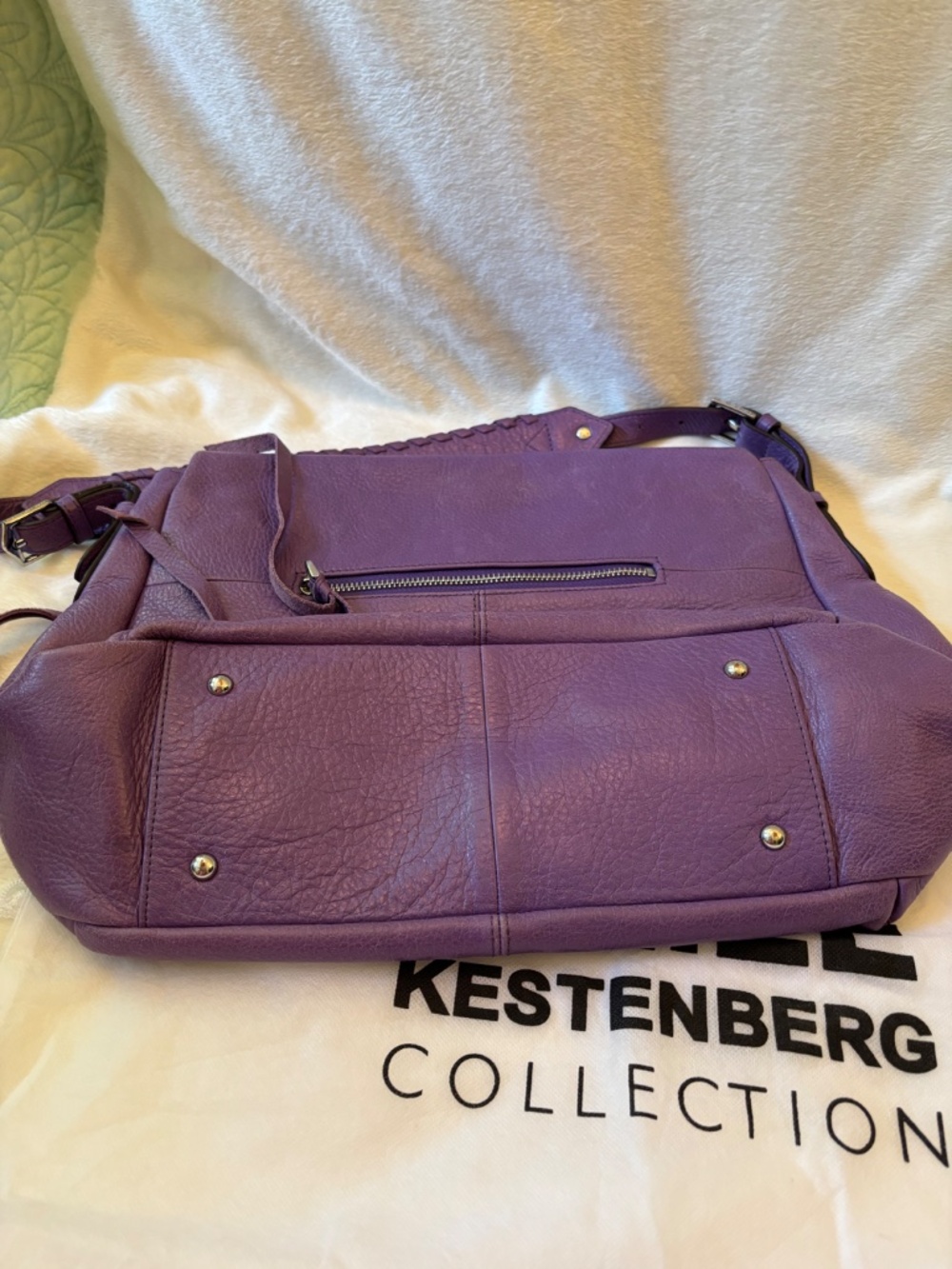 Purple Aimee Kestenberg handbag - Picture 6 of 11